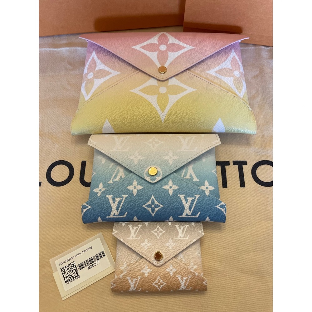 Wallet set Kirigami - SOLD AS SET